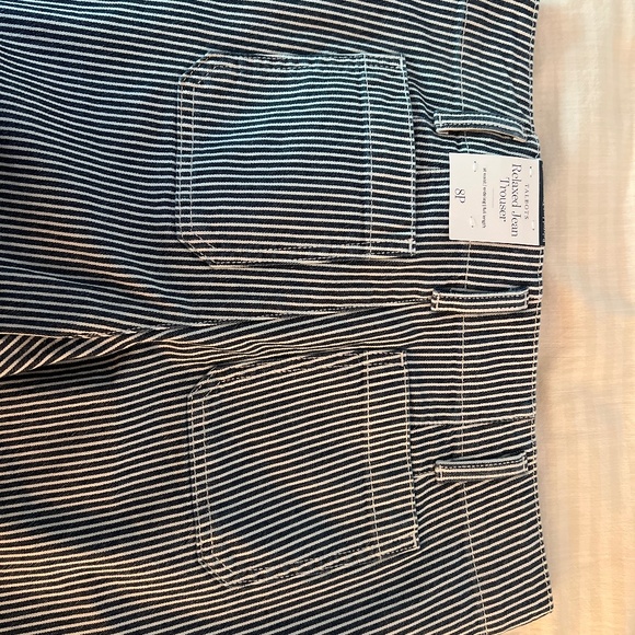 Relaxed Jean trouser — striped - Picture 3 of 3
